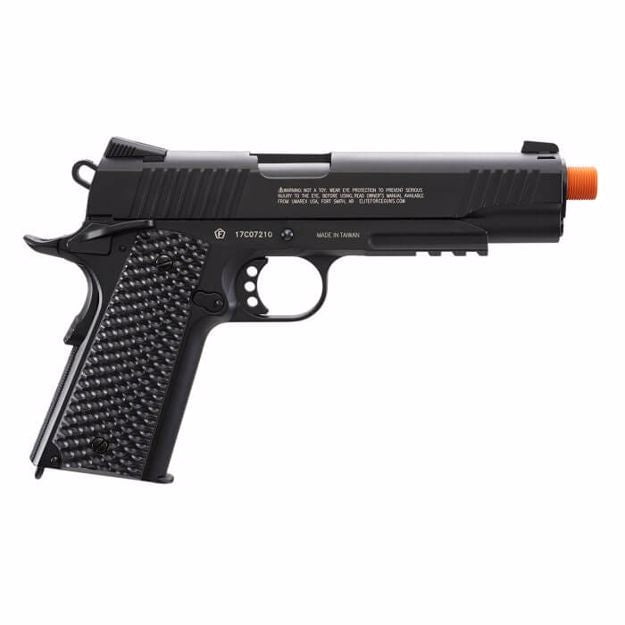 GUNMANSA Elite Force 1911 Airsoft Pistol (CO2|Semi Auto|Blowback|15)