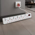 GUNMANSA Ellies 12 Way Surge Multiplug Adator