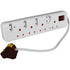 GUNMANSA Ellies High Surge Protection 8-way Multi-plug