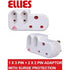 GUNMANSA Ellies Power Socket Extension Adaptor with Surge protection