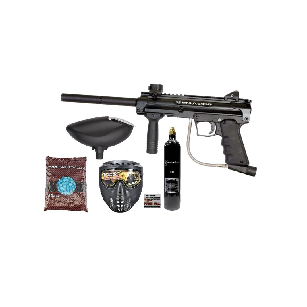 GUNMANSA Empire BT4 Combat Paintball Marker Black - 17020 Combo