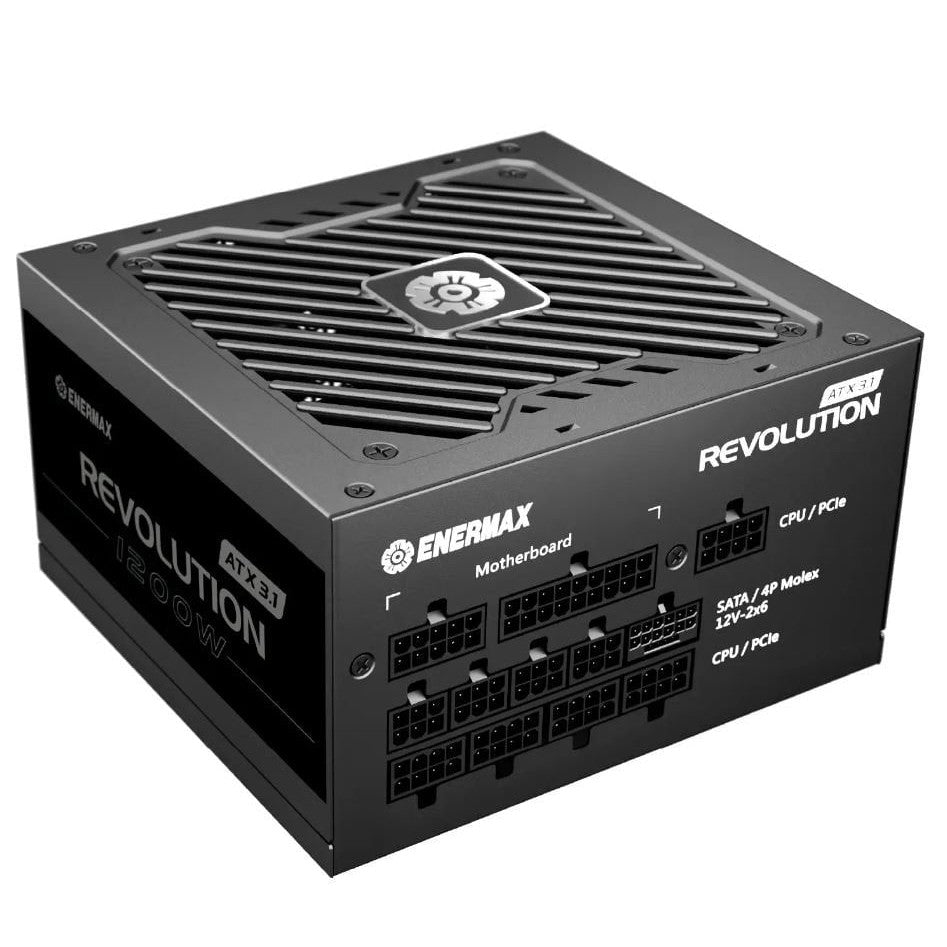 GUNMANSA ENERMAX REVOLUTION ERS1200EWT-V2 1200 Watt 80 PLUS Gold Fully Modular ATX 3.1 Power Supply