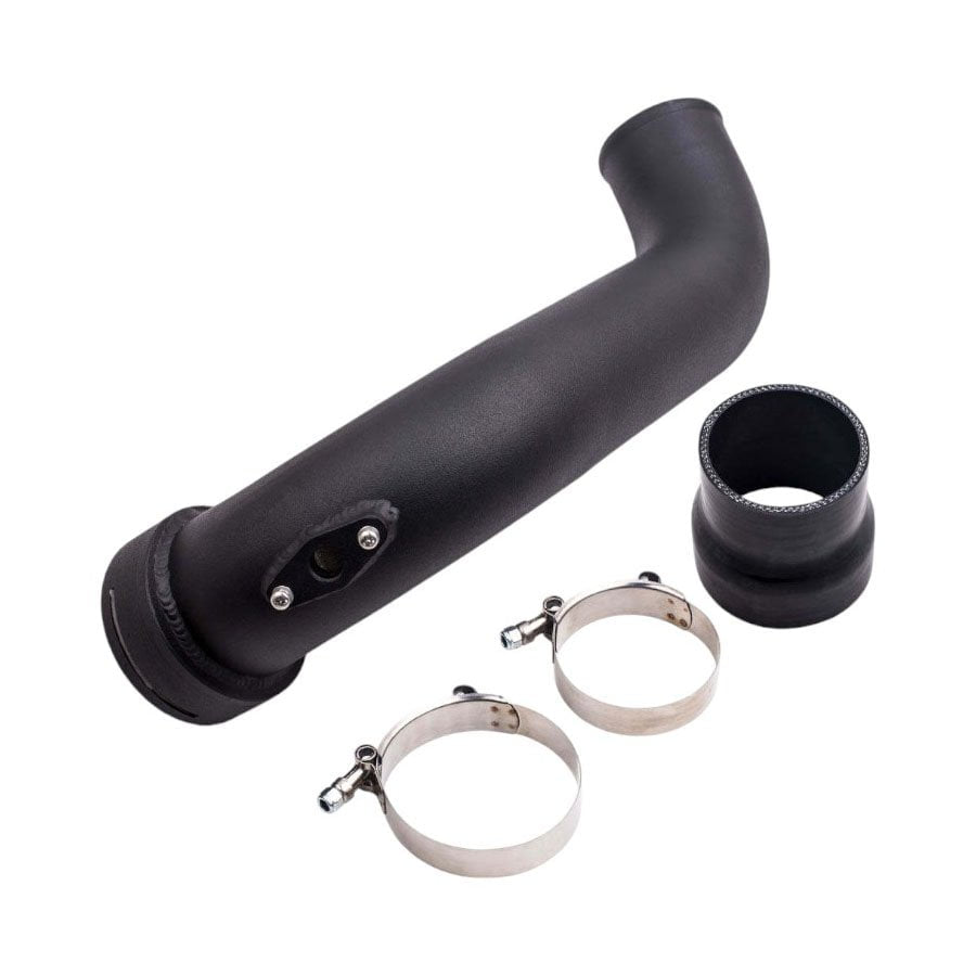 GUNMANSA Epman Matt Black Aluminium Charge Pipe for Bmw N54 including Map Sensor Cutout (non-oem)