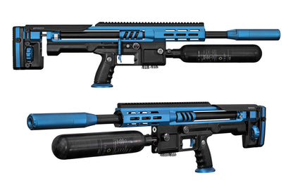 GUNMANSA Epoch Skout Teal Blue PCP Rifle (Bolt Action|30|1100 FPS|60J|88cm|4.5kg|5.5mm)