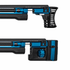 GUNMANSA Epoch Skout Teal Blue PCP Rifle (Bolt Action|30|1100 FPS|60J|88cm|4.5kg|5.5mm)