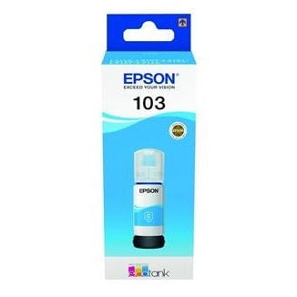 GUNMANSA Epson 103 Ecotank Cyan Ink Bottle 65ml