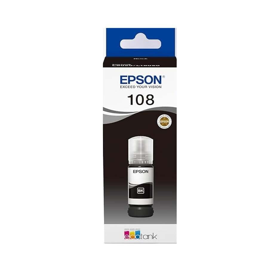 GUNMANSA Epson 108 Ink Bottle Black 70ml for L8050 / L18050