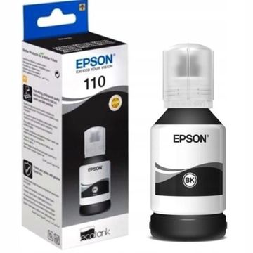 GUNMANSA Epson 110 Ink Bottles Black XL120ml EcoTank M3170 / M3140 / M2170 / M1180 / M1170 / M1140 / M1120 / M1100 / M3180 6000 pages