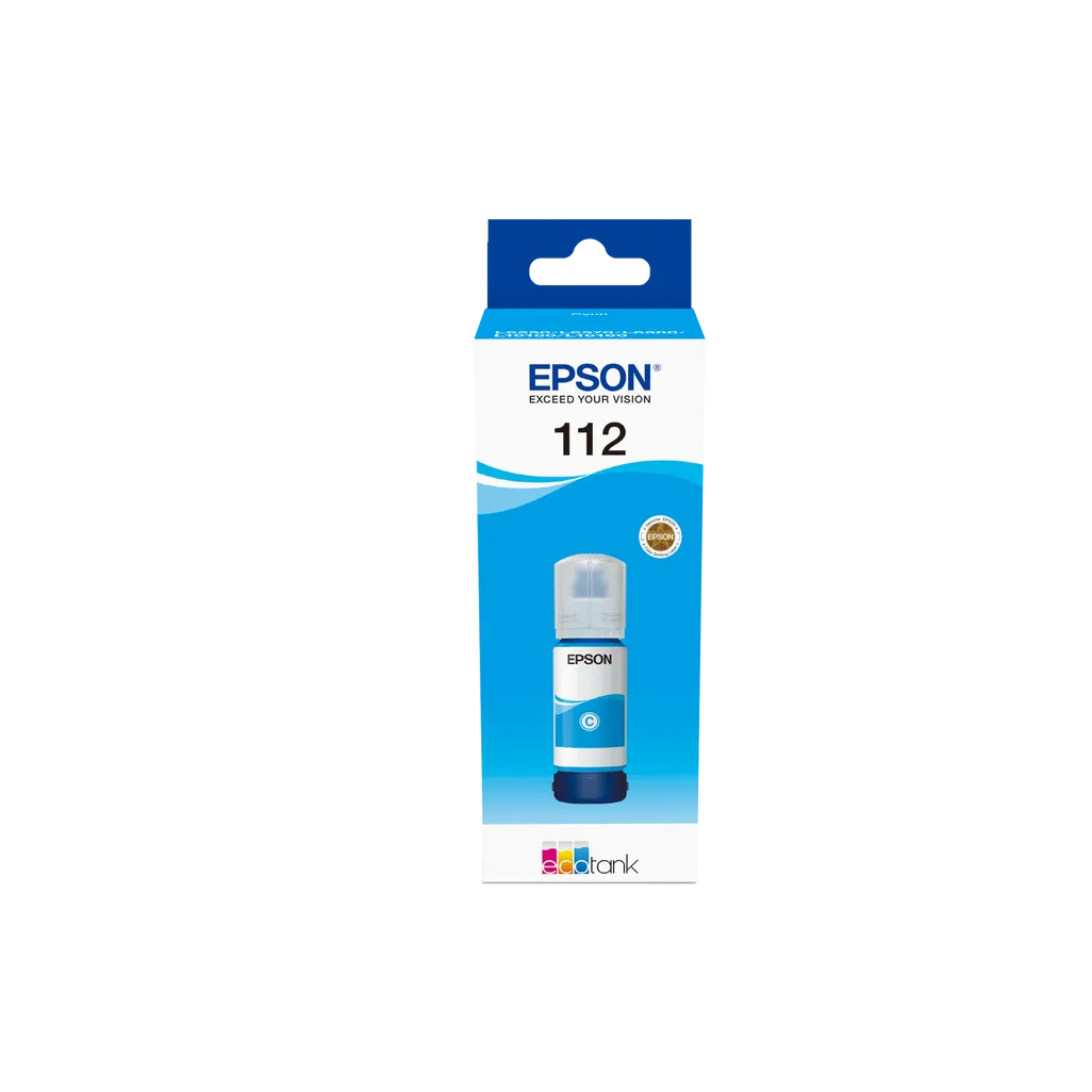 GUNMANSA Epson 112 EcoTank Cyan Ink Bottle