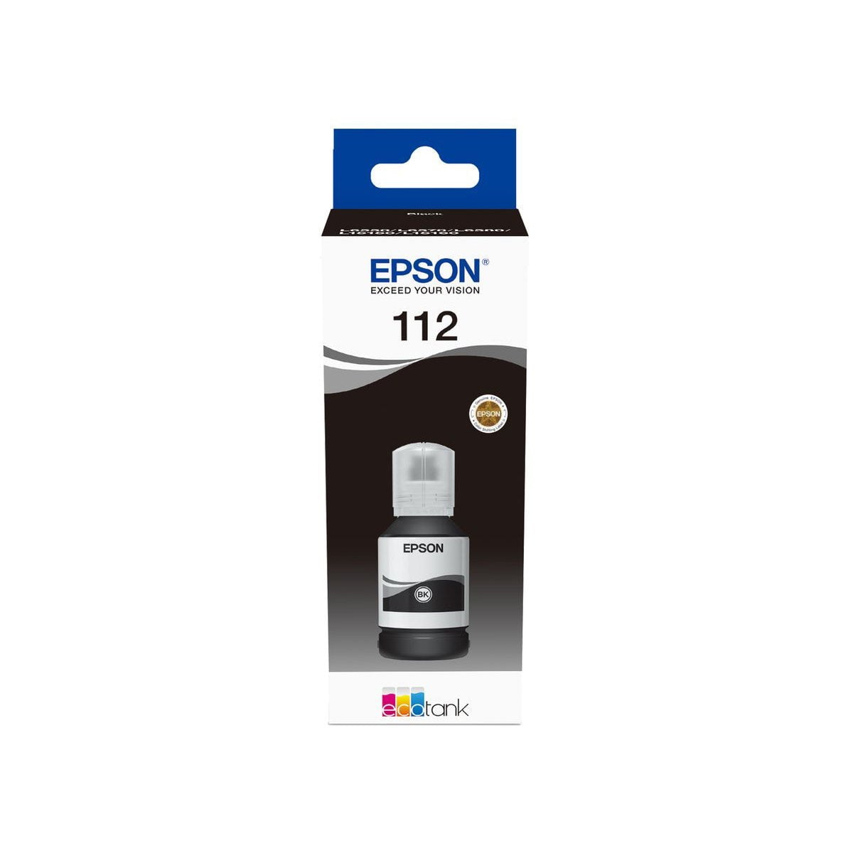 GUNMANSA Epson 112 Ink Bottles Black 127ml L6580 / L15150 / L15160 7500 pages