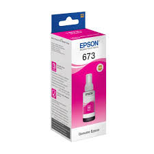 GUNMANSA Epson 673 Ink Bottles Magenta 70ml EcoTank L800 /810 / 850 / 1800