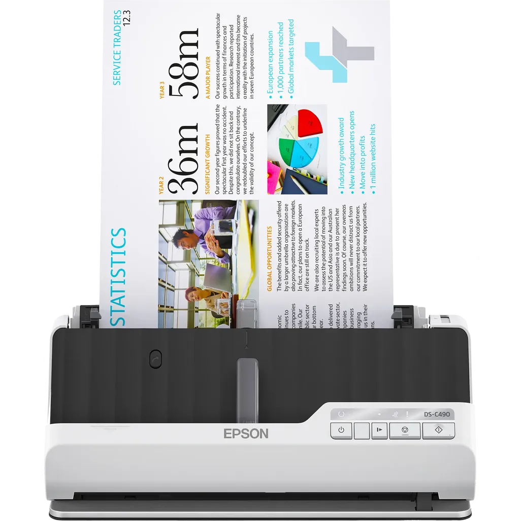 GUNMANSA Epson DS-C490 Premium Compact Scanner