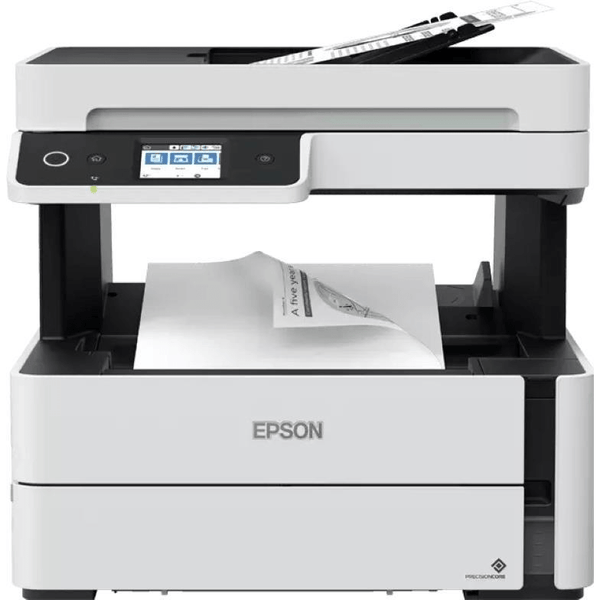 GUNMANSA Epson EcoTank M3180 - 39ppm Mono A4 Print Scan Copy Fax USB Wi-Fi/Wi-Fi Direct Auto Duplex Rear Paper Feeder & Tray Paper Feeder