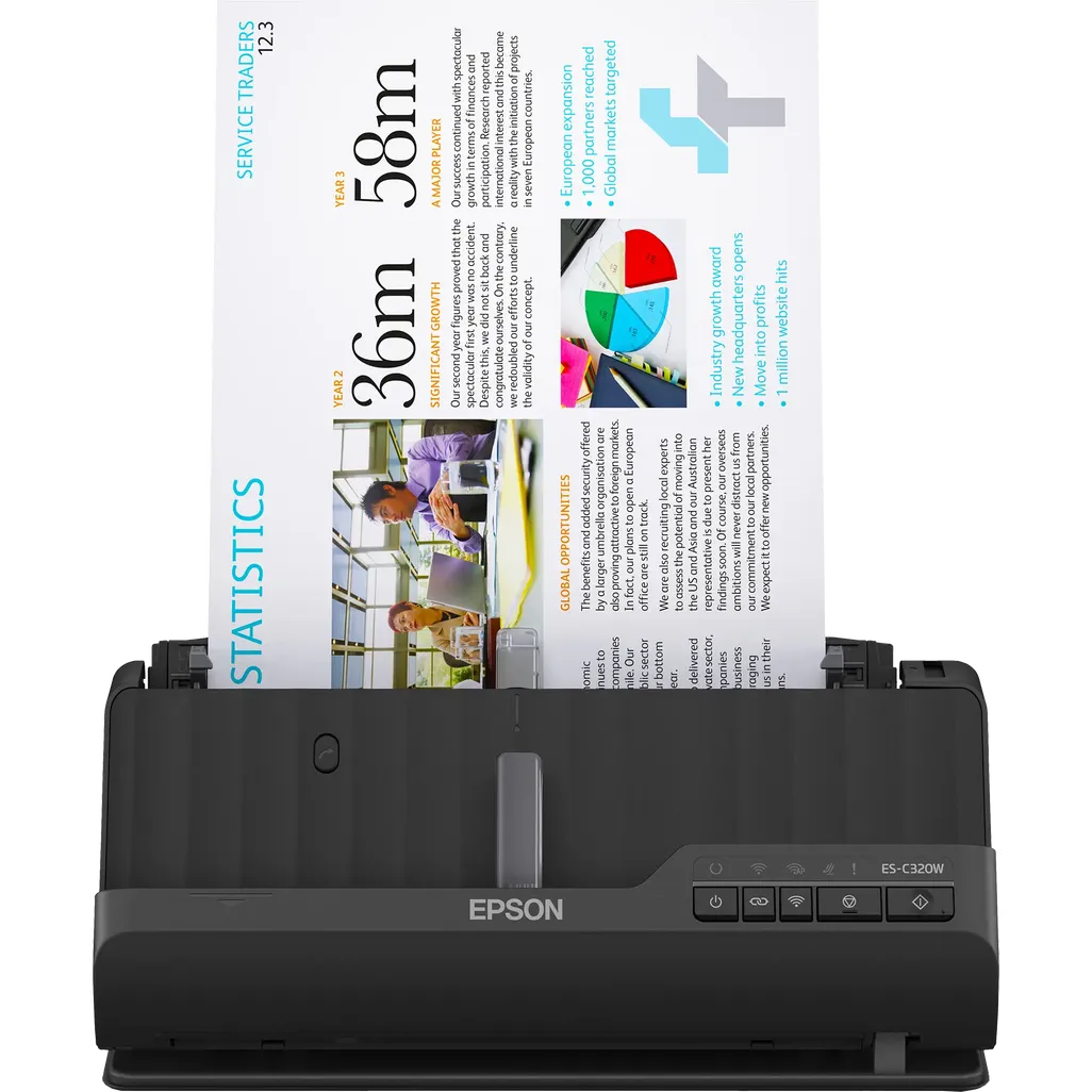 GUNMANSA Epson ES-C320W A4 Compact Scanner