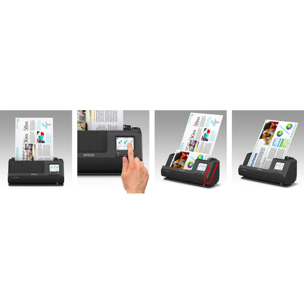 GUNMANSA Epson ES-C380W A4 Compact Network Scanner