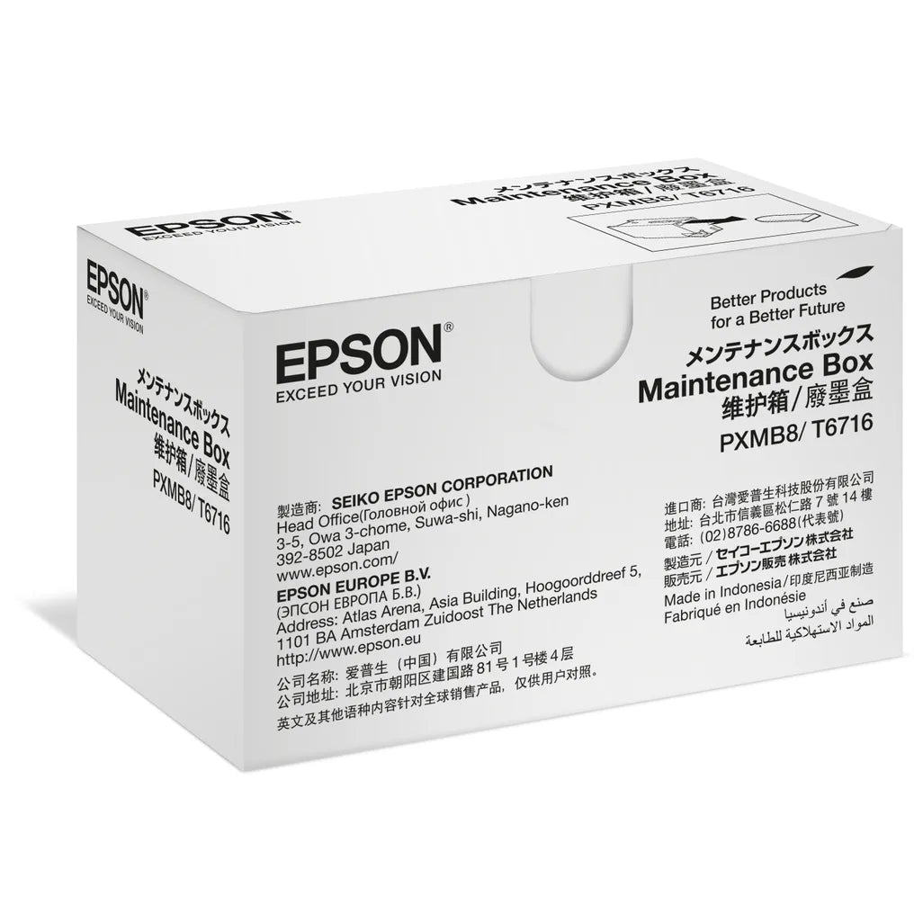 GUNMANSA Epson Maintenance box, Black, Indonesia, Epson, - WorkForce Pro WF-M5799DWF