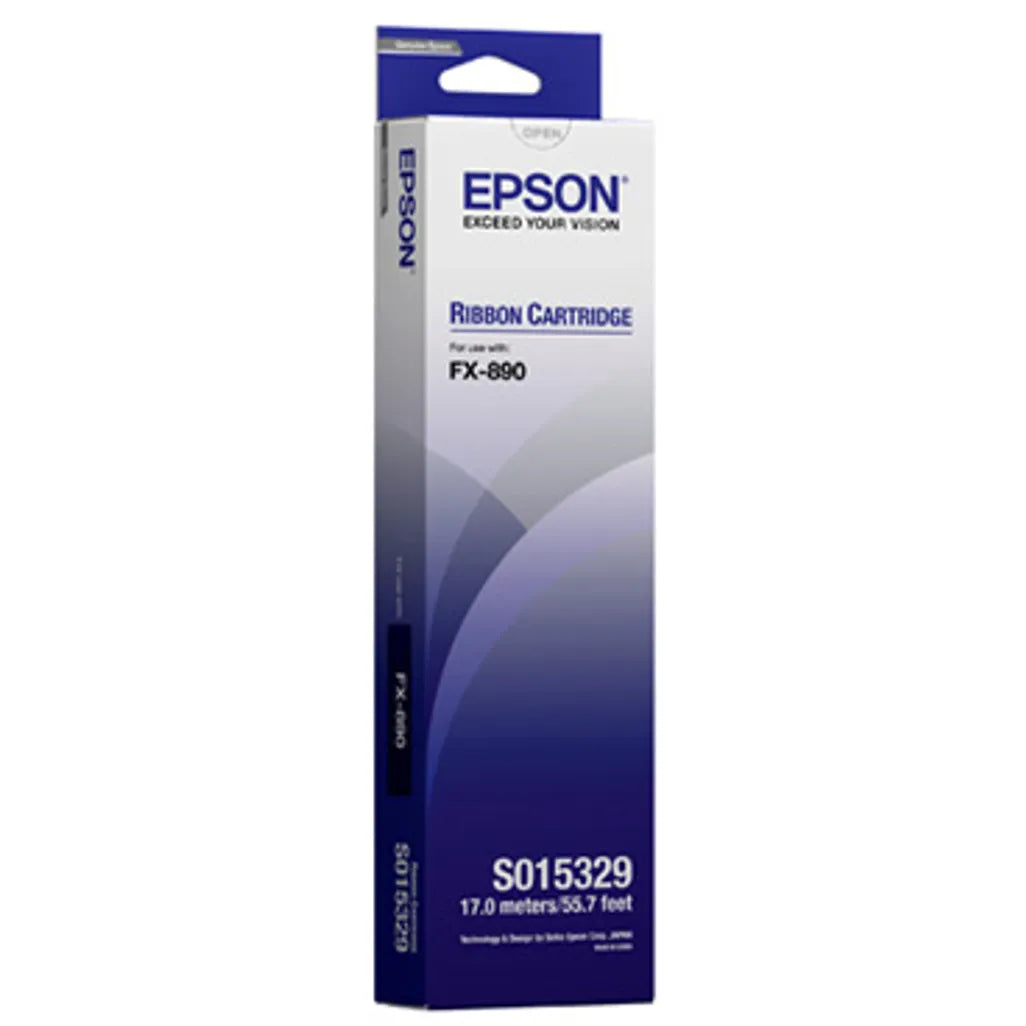 GUNMANSA Epson SIDM Black Ribbon Cartridge for FX-890 (C13S015329BA), FX-890, Dot matrix, 9-pin, China, 120 g, 80 mm