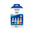 GUNMANSA Epson T664 Ecotank Multipack ink bottle (70ml per bottle). Black 4000 pages @ 5% coverage & Colour 7500 pages each @ 5% coverage