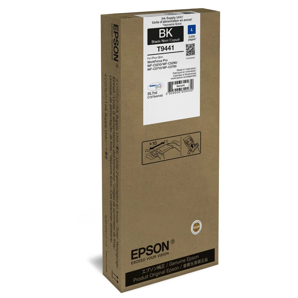 GUNMANSA Epson WF-C5xxx Series Ink Cartridge L Black, Black, Pigment-based ink, 35.7 ml, 1 pc(s), 3000 pages