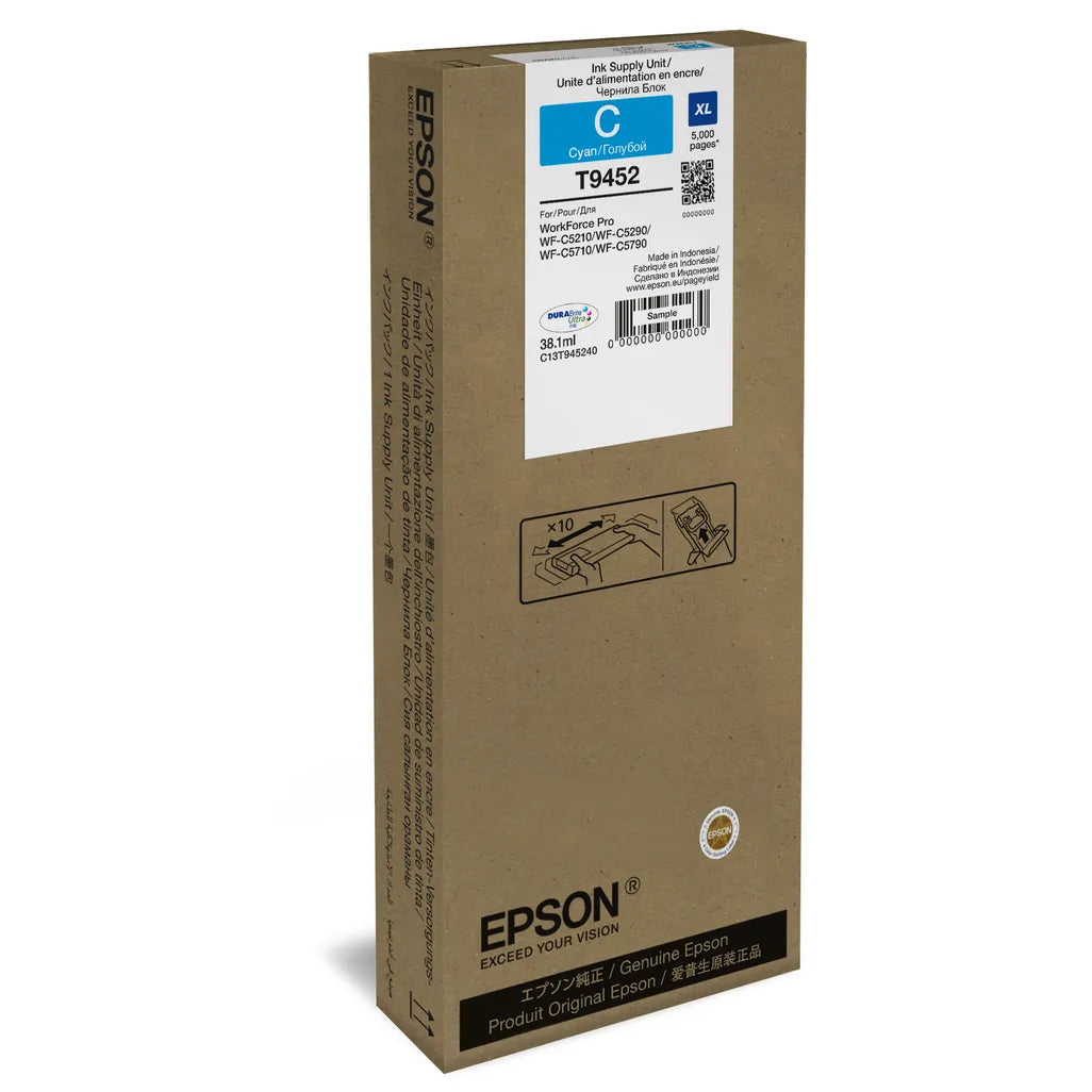 GUNMANSA Epson WF-C5xxx Series Ink Cartridge XL Cyan, High (XL) Yield, Cyan, 38.1 ml, 1 pc(s), 5000 pages