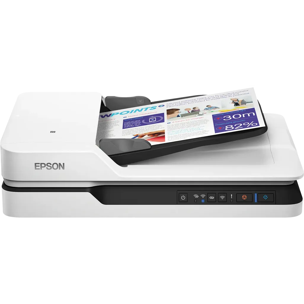 GUNMANSA Epson WorkForce DS-1660W WiFi Flatbed Scanner