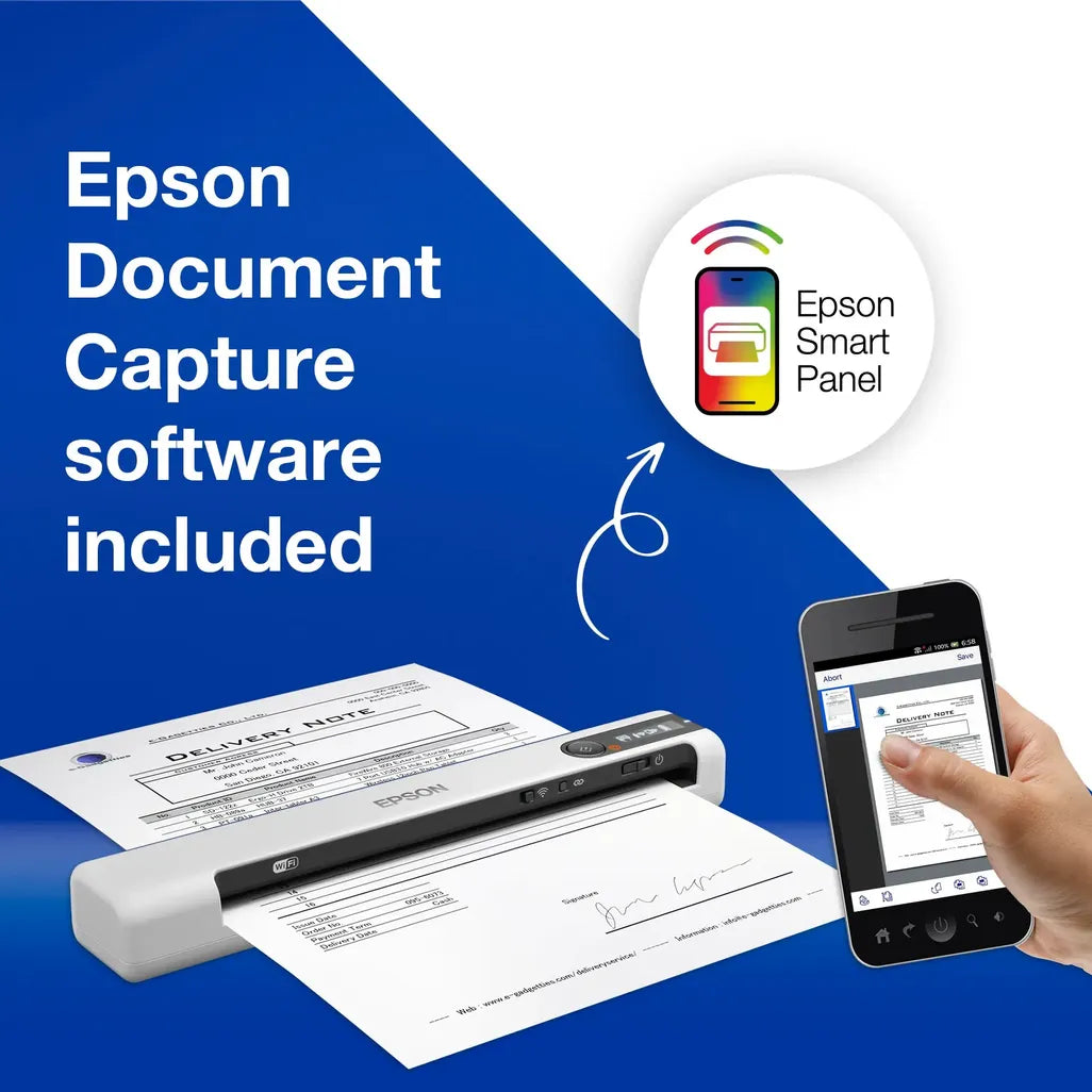 GUNMANSA Epson WorkForce DS-70 Mobile Scanner