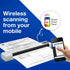 GUNMANSA Epson WorkForce DS-80W Wireless Mobile Scanner