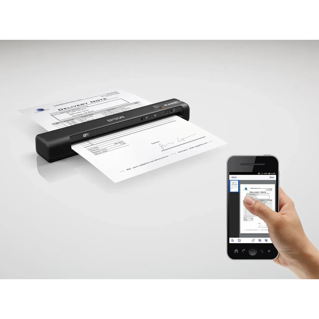 GUNMANSA Epson Workforce ES-60W Wireless Mobile Scanner