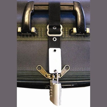 GUNMANSA Esquire Anti-Theft Luggage Zipper Strap,