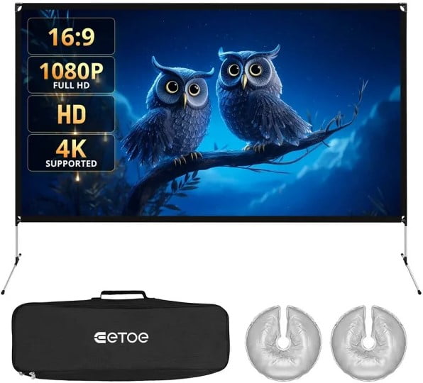 GUNMANSA ETOE 120 Inch Portable Folding Projector Screen