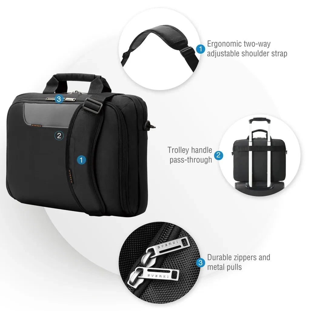 GUNMANSA Everki Advance 16", Briefcase, 48.3 cm (19"), 700 g