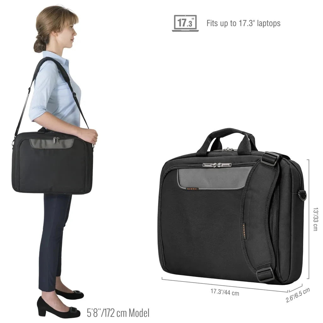 GUNMANSA Everki EKB407NCH17, Briefcase, 43.9 cm (17.3"), Shoulder strap, 750 g