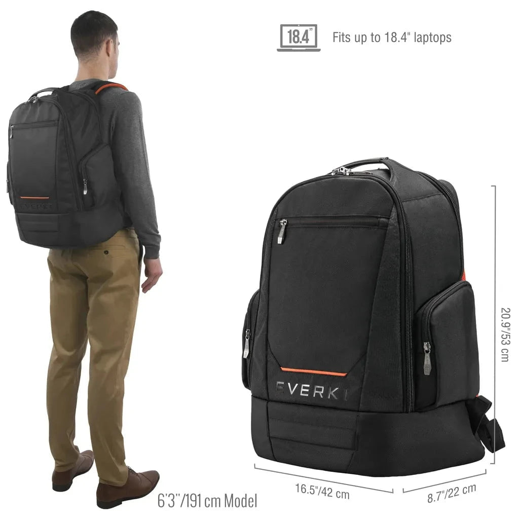 GUNMANSA EVERKI EKP117B CONTEMPRO 117 18.4'' LARGE GAMING LAPTOP BACKPACK