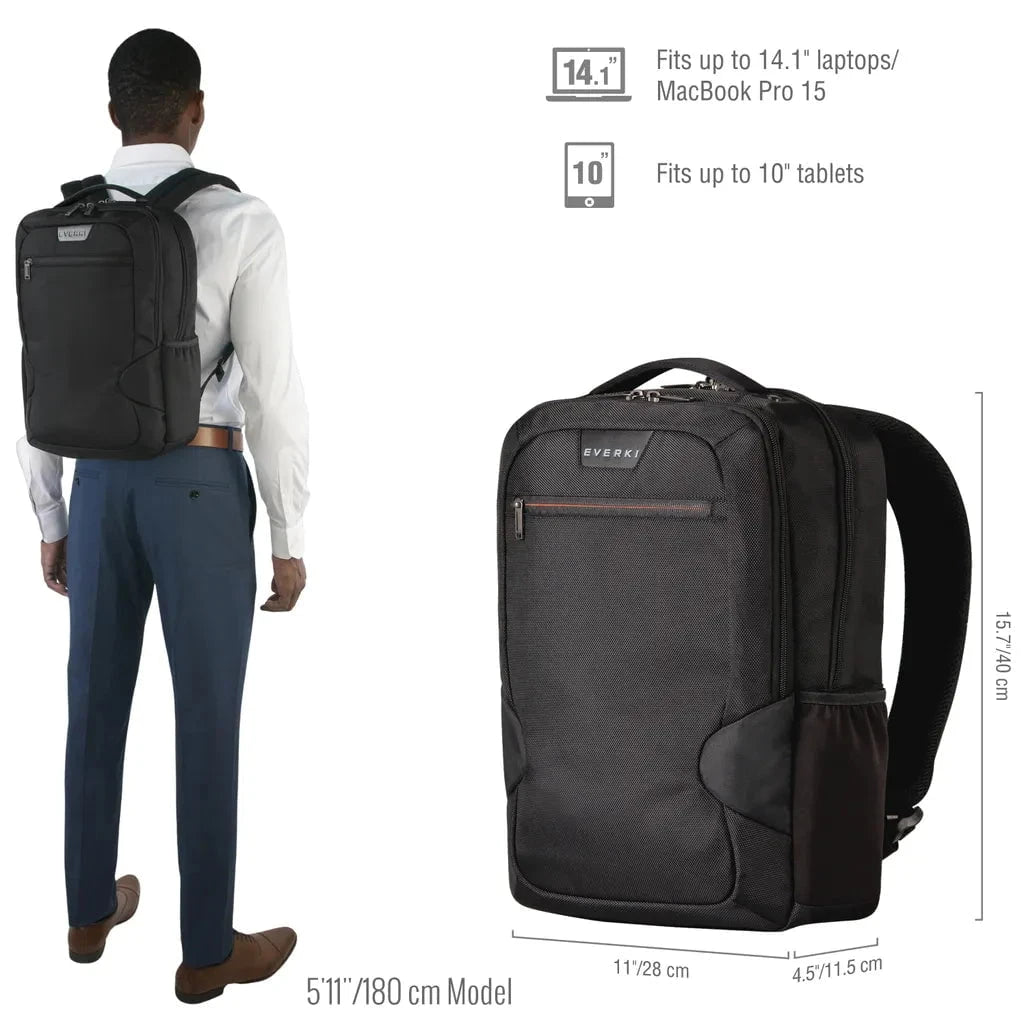 GUNMANSA EVERKI EKP118 STUDIO 15'' SLIM LAPTOP MACBOOK BACKPACK