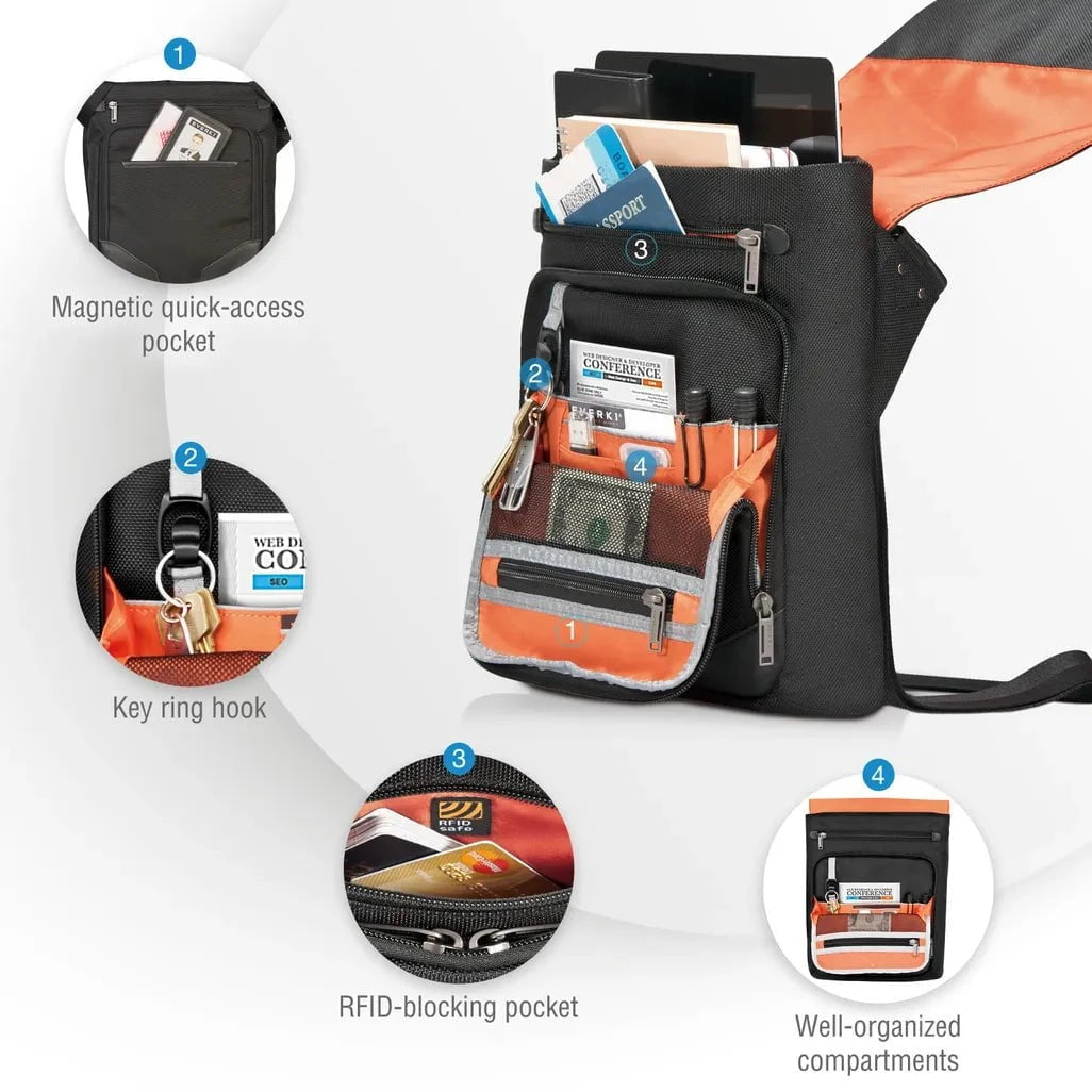 GUNMANSA Everki VENUE XL, Messenger case, 33 cm (13"), Shoulder strap, 650 g