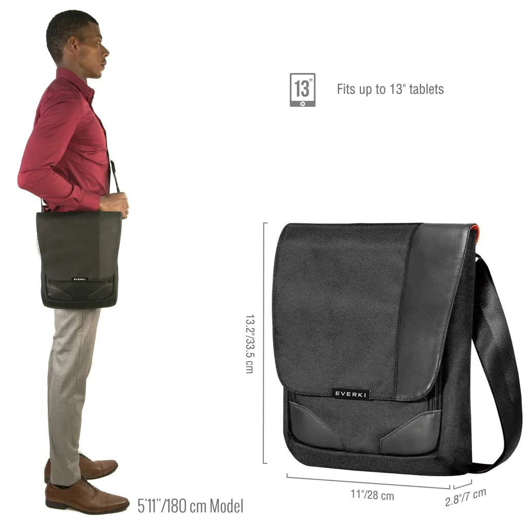 GUNMANSA Everki VENUE XL, Messenger case, 33 cm (13"), Shoulder strap, 650 g