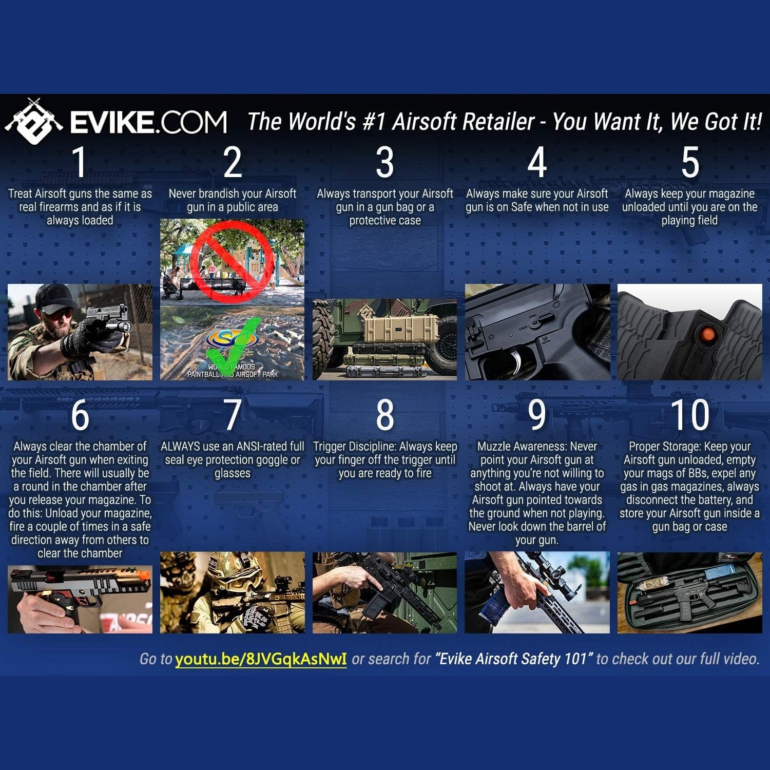 GUNMANSA Evike Airsoft - WE-Tech Airsoft DE 50 AE Metal Gas Blowback