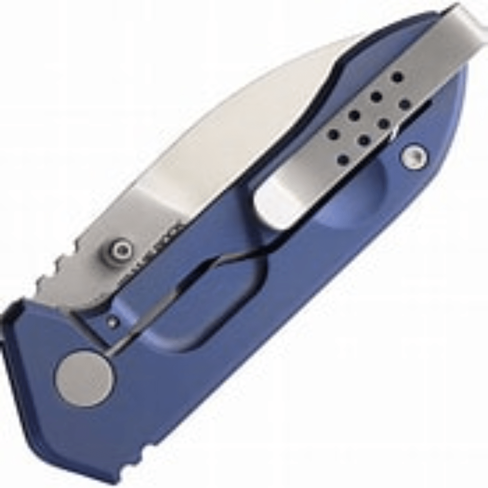 GUNMANSA EXTREMA RATIO FRAME ROCK TITAN BLUE-SATIN Knife - 04.1000.0456/SAT/BLU