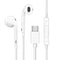 GUNMANSA EZRA 3.5mm To TypeC White Digital Earphones 1.2m Length