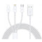 GUNMANSA Ezra 3 in1 1meter White Usb Data Cable