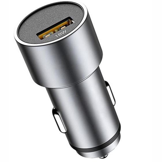 GUNMANSA Ezra QC3.0 Quick Charge 1 Port USB Car Charger Silver