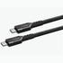 GUNMANSA Ezra TypeC to TypeC Pd60w 1meter Fast Charge Black Braided