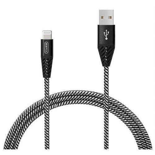 GUNMANSA Ezra USB-A to iPhone 3A 1 Meter Fast Charging Black Braided Cable