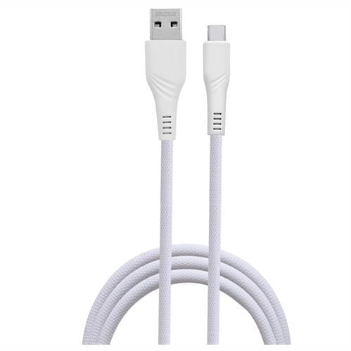GUNMANSA Ezra USB-A to USB Type-C 3A 1 Meter White Fast Charge Data Cable