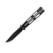 GUNMANSA FAS6-3 Butterfly Knife Black With Pouch