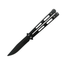 GUNMANSA FAS6-3 Butterfly Knife Black With Pouch