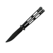 GUNMANSA FAS6-3 Butterfly Knife Black With Pouch