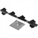 GUNMANSA Fence Pole - 6Line Low Profile Galvanised Part No: EF46-6