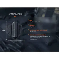 GUNMANSA Fenix ALP-20 Holster Black