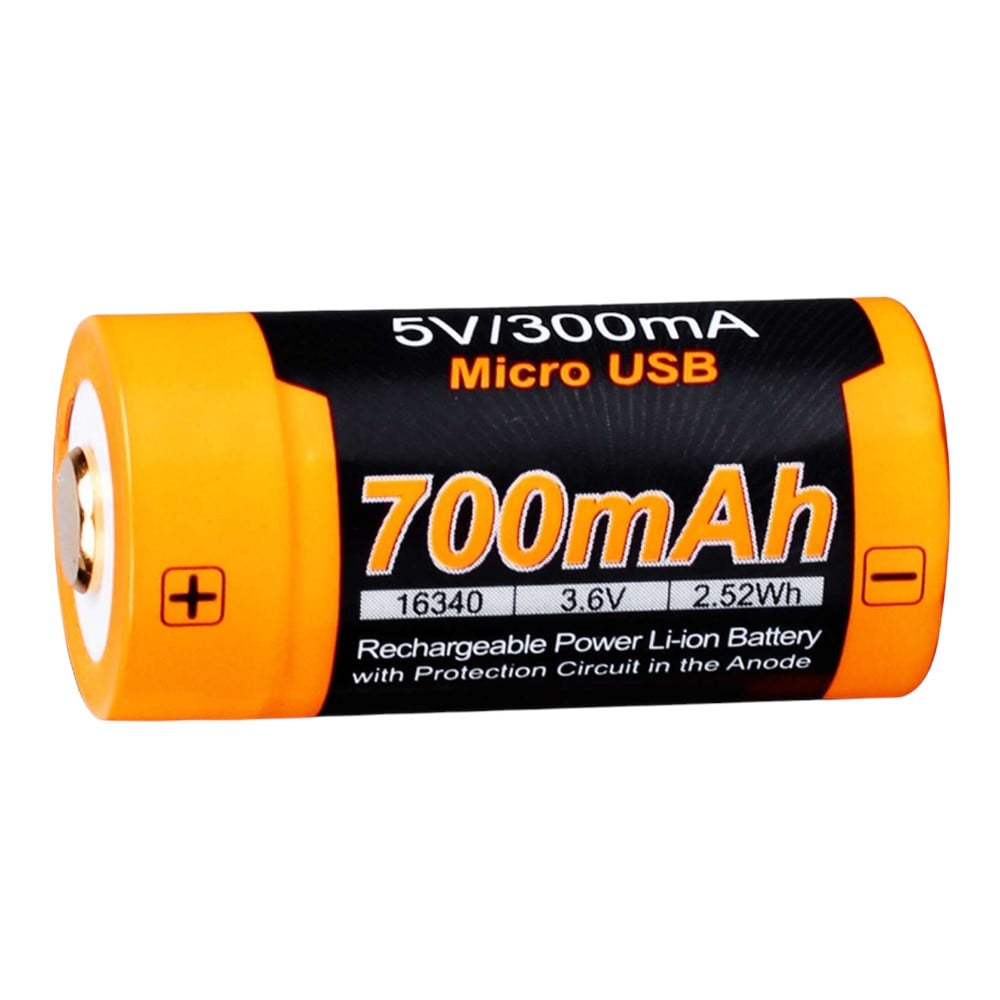 GUNMANSA Fenix ARB-L16-700UP 700mAh 16340 Battery